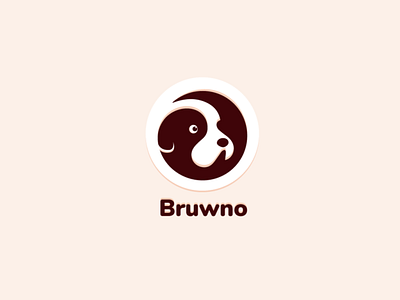 Bruwno dog dog logo illustration logo pet logo