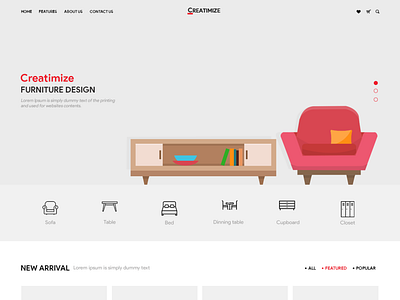 Furniture Design Website