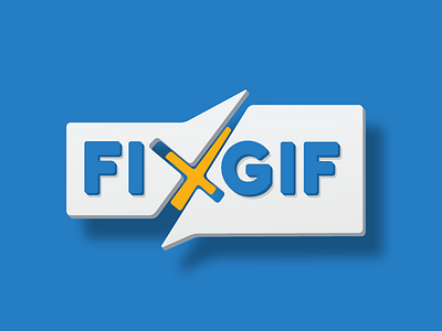 FixGif Logo brand fixgif logo