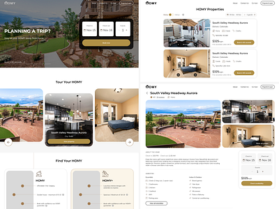 Book home stays booking branding user experience ux research visual design