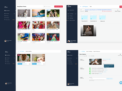 Easyshare - Share your work file management product design user experience
