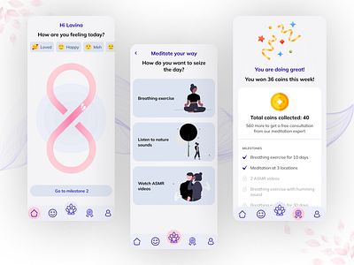 MeditationVR gamification meditation ux design wellness