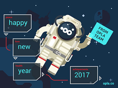 Best Wishes Opla 2017 happy new year opla oplabot web design web page wishes