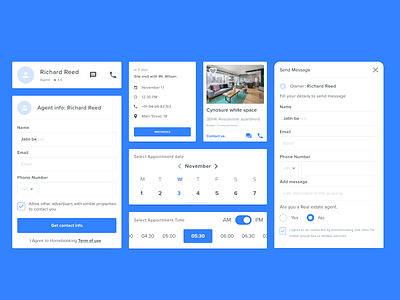 UI components animation booking branding components datepicker design forms icon illustration input box ios payment timepicker ui user experience user interface ux