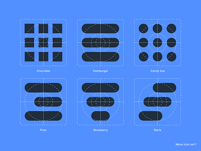 Know your menu animation app branding component library design golden ratio graphics icon logo menu navigation typography ux vector web