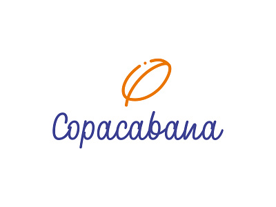 Copacabana - coffee manufactory logo branding design drawing illustration illustrator logo minimal typography ui vector