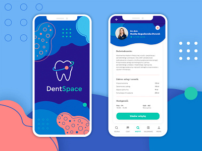 Dent Space app (UI/UX) aplication app application design figma graphic design illustration illustrator sketch typography ui usability user experience ux web xd