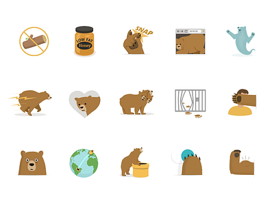 Some More Bears bear icon illustration