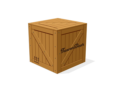 Special Delivery 3d after effects animation bear bears crate illustration