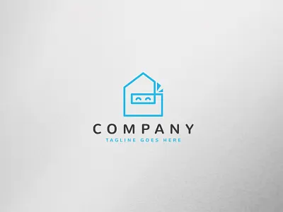 ninja house logo building construction design home house logo ninja property real estate realtor realty template