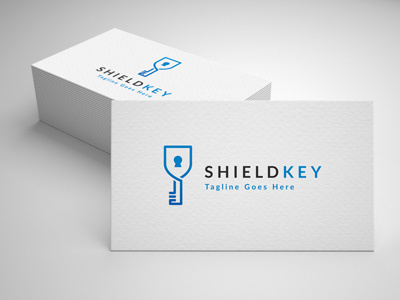 shield key logo antivirus defense guard house key logo protect protection real estate sale secure security shield template