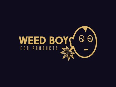 weed boy logo boy cannabis head herb herbal human leaf leaves logo man marijuana natural nature organic plant sale template weed