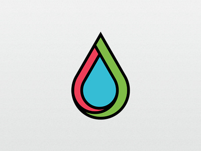 water drop color logo template aqua aquatic color colorful drop gas logo modern oil sale template water