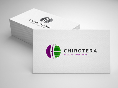 chiropractic therapy logo template