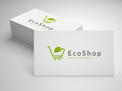 Eco Shop Logo Template By Monica On Dribbble