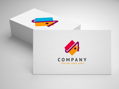 letter A logo template