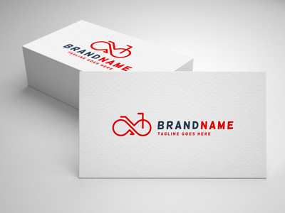 bicycle infinity logo template