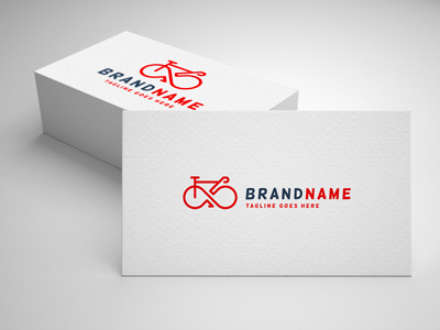 bicycle infinity logo template