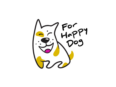 Logo for Dog's accessories adobe illustrator cartoon character dog dog logo graphic design illustration logo logo design mascot pet petshop
