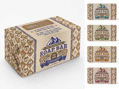 Soap bar for dogs adobe illustrator adobe photoshop graphic design illustration packaging design pattern print design retro vintage