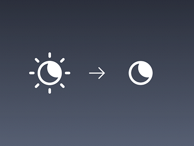 Night Shift for Mac Menu Bar Icon bar flux icon mac menu menubar night nightshift shift