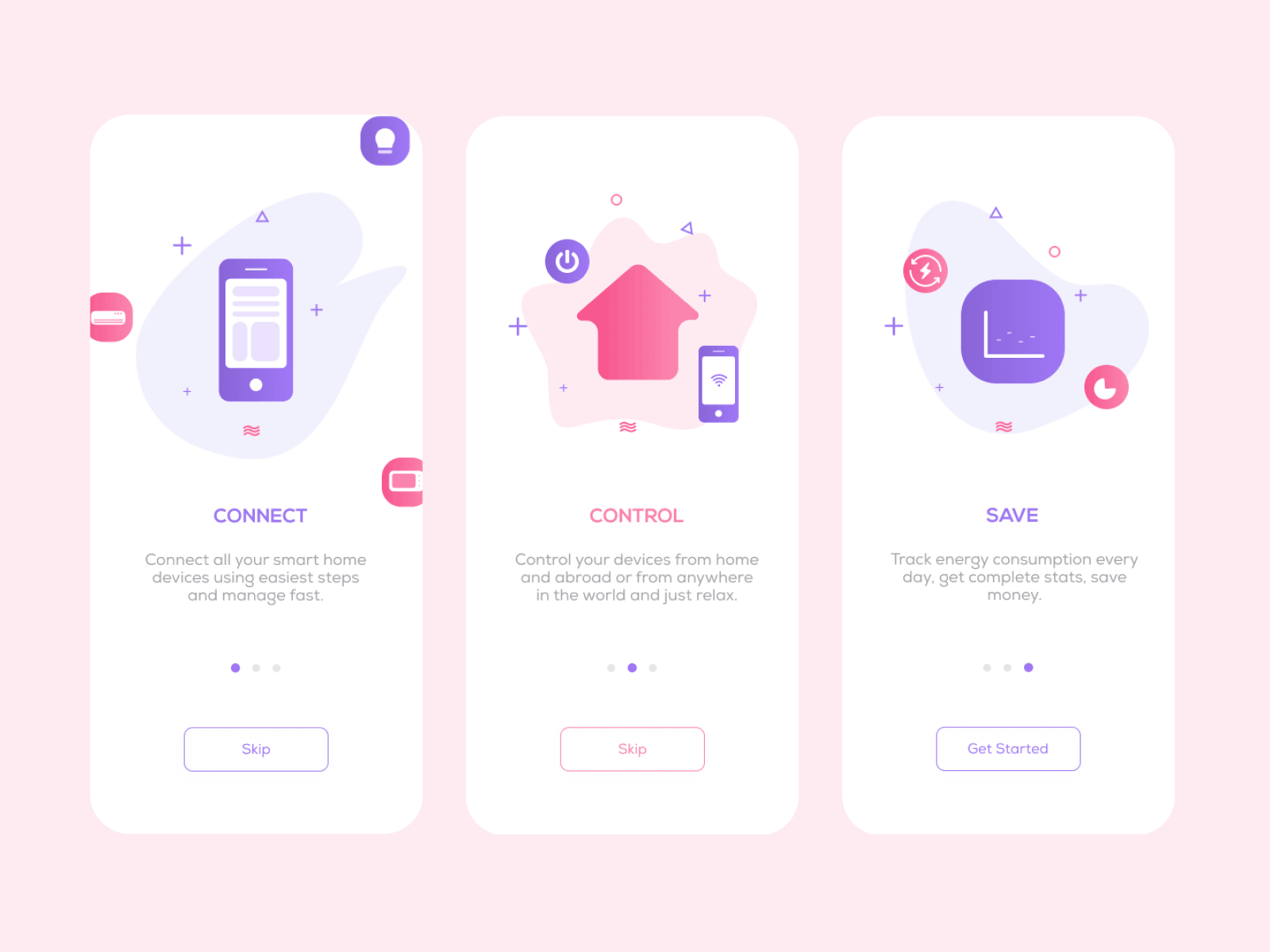 Smart Home App Onboarding Animation - Part 2