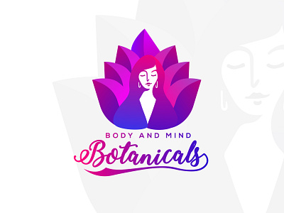 Meditation Abstract Logo | Modern Logo Design abstract logo botanical botanical illustration branding colorful cute girl cute illustration eco gradient graphic design illustration logo meditation modern logo peace refreshment spa typography vector yoga logo