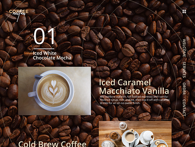 CoffeeWeb app branding design typography ui ux web website