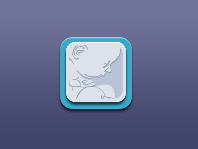 Blue tones icon icon ios