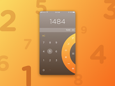 Daily UI #004 - Calculator