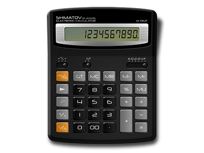 Calculator skeuomorph сalculator
