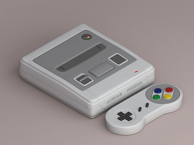Super Nintendo Classic Mini - 3D