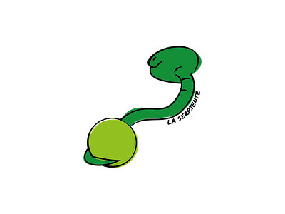 la serpiente experiment logo vector