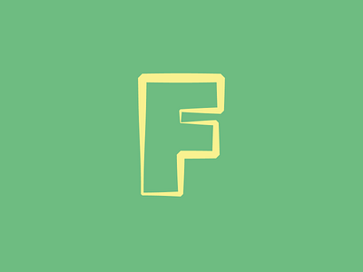 Day 6 - F design experiment f letter logo type typeandcolorchallenge typography vector