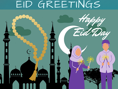 Happy Eid Day design eid eidmubarak icon logo web