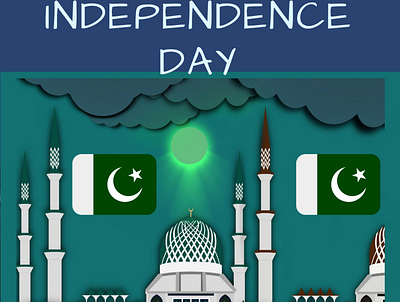 Pakistan Independence Day branding design icon independence day logo web