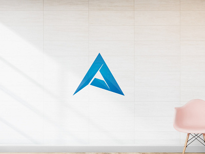 Letter A logo Sharp