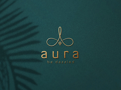 Aura - Logo Design aura auralogo branding branding design design diamond goldenlogo identity identity design illustration jewellery kashmirlogo logo logodesign logomark mark mockup srinagar ui