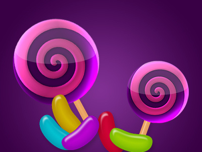 Sweet Game Elements android beans candy game icons ios mobile sweets tablet