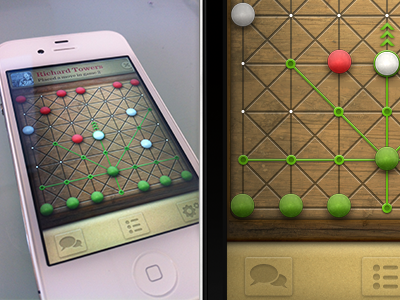 iOS Board Game game ios ipad iphone texture wood