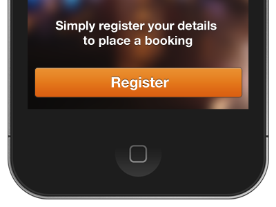 Book What ? blur booking button ios iphone register transport