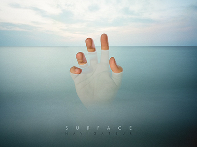 Navigateur "SURFACE" Artwork album art cd cover art electronic ethereal hypnagogic music navigateur surface