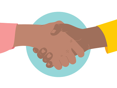 Shaking Hands collaboration communicate community frienship hand hands illustration people relate shake shaking share unite unity vector