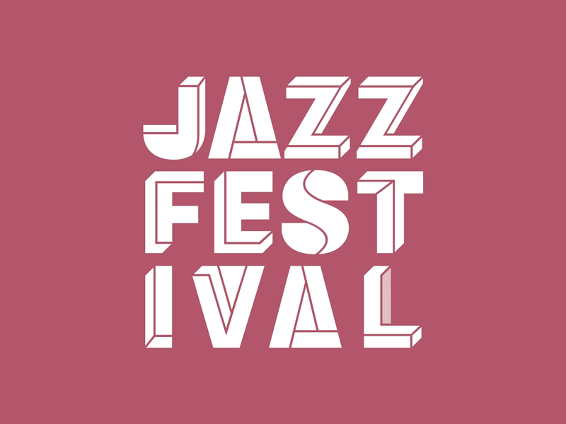 Jazz Fest Logo 2d animation branding festival gif jazz festival logo motion type typography vector
