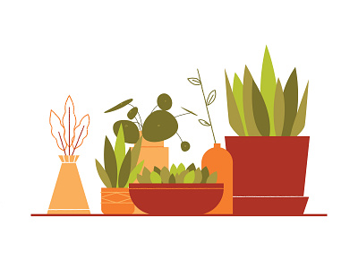 House plant spot illustration house plant illustration leaves plant spot