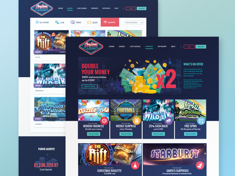 Casino Website Design Casino Website Design