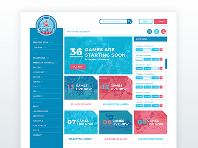 Sports betting desktop app app application betting clean flat gaming information architecture prototype sports ui ux