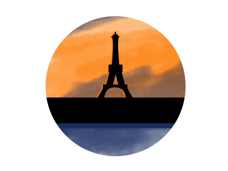 Paris eiffel paris cityview typehue