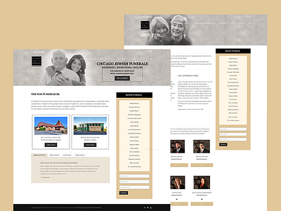 Chicago Jewish Funerals web development wed design wordpress