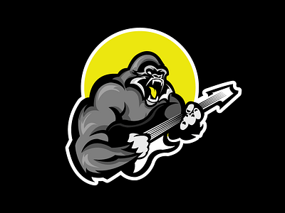 Guitarist Gorilla T-shirt